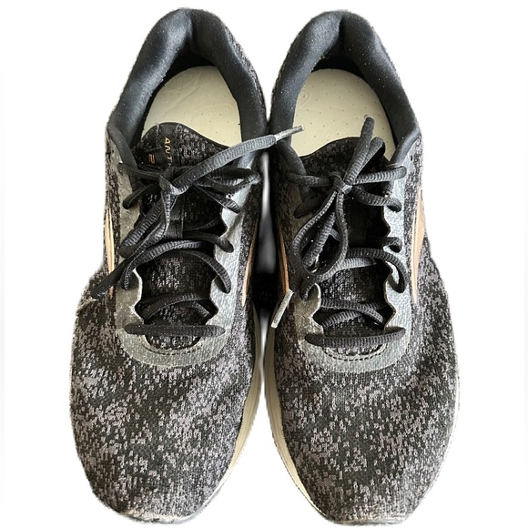 Brooks Anthem 2 Black Grey Running Sneakers Shoes Mens Size 10 - Picture 3 of 9